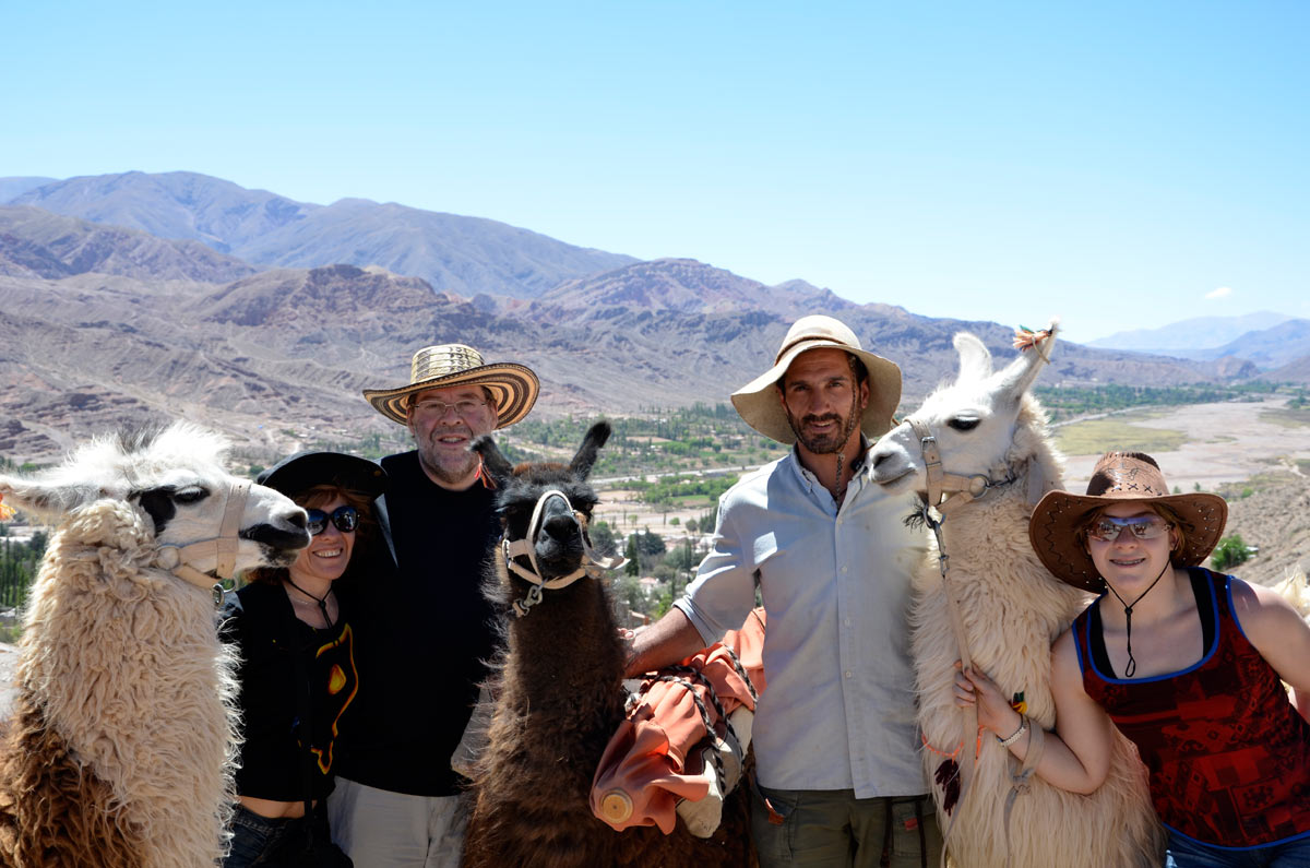 Tilcara, Caravana de Llamas