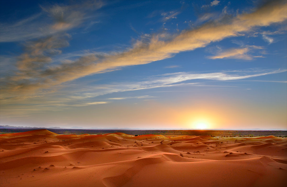 Erg Chebbi - Atardecer