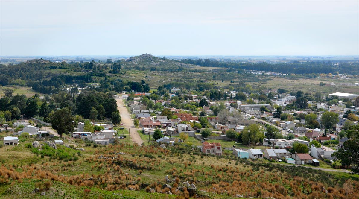 Tandil - Monte Calvario, vista del Cerro La Movediza