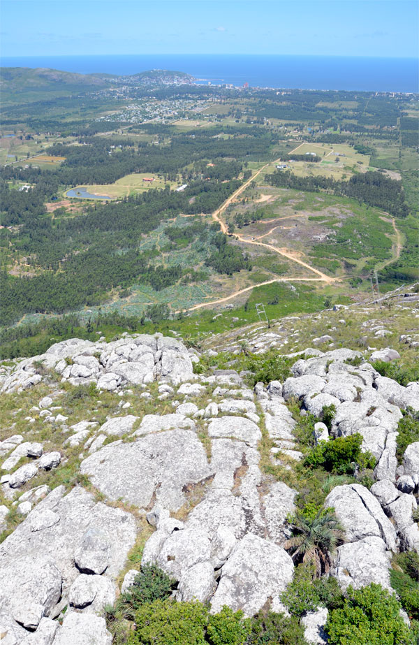 Piri&aacute;polis desde la cruz del cerro Pan de Az&uacute;car