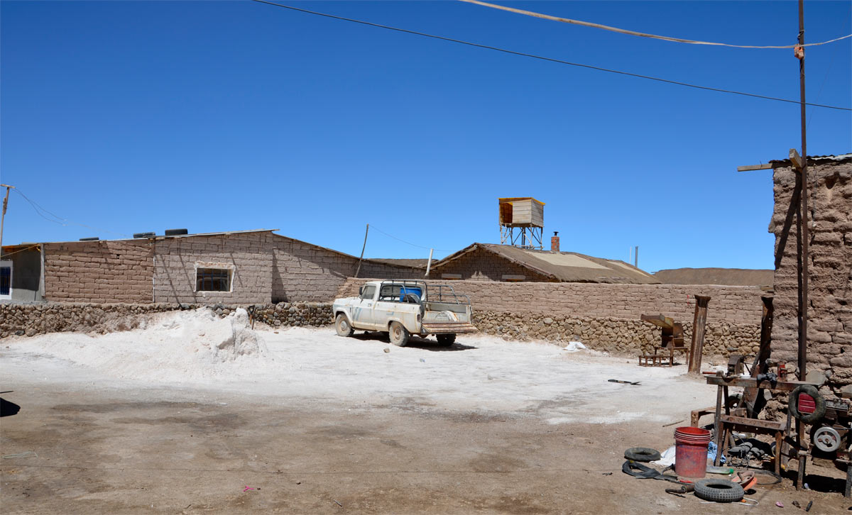 Colchani, procesamiento de la sal