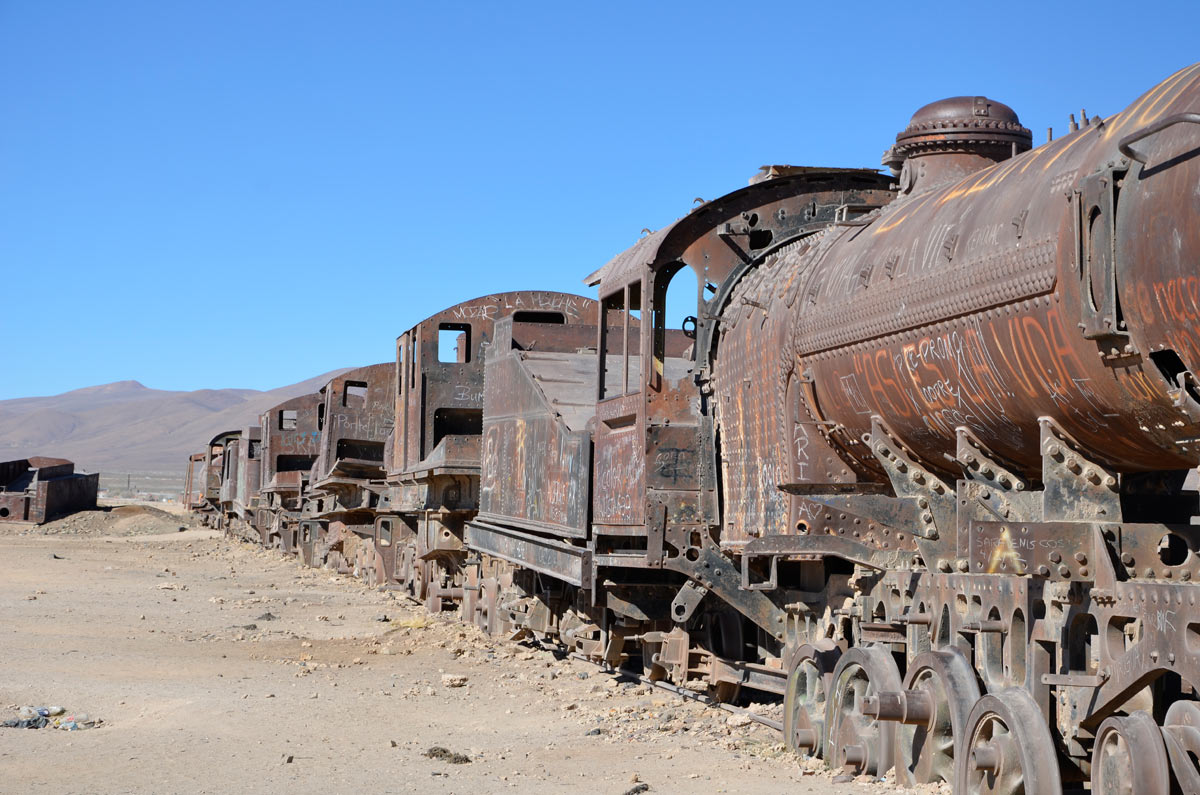 Uyuni, Cementerio de trenes
