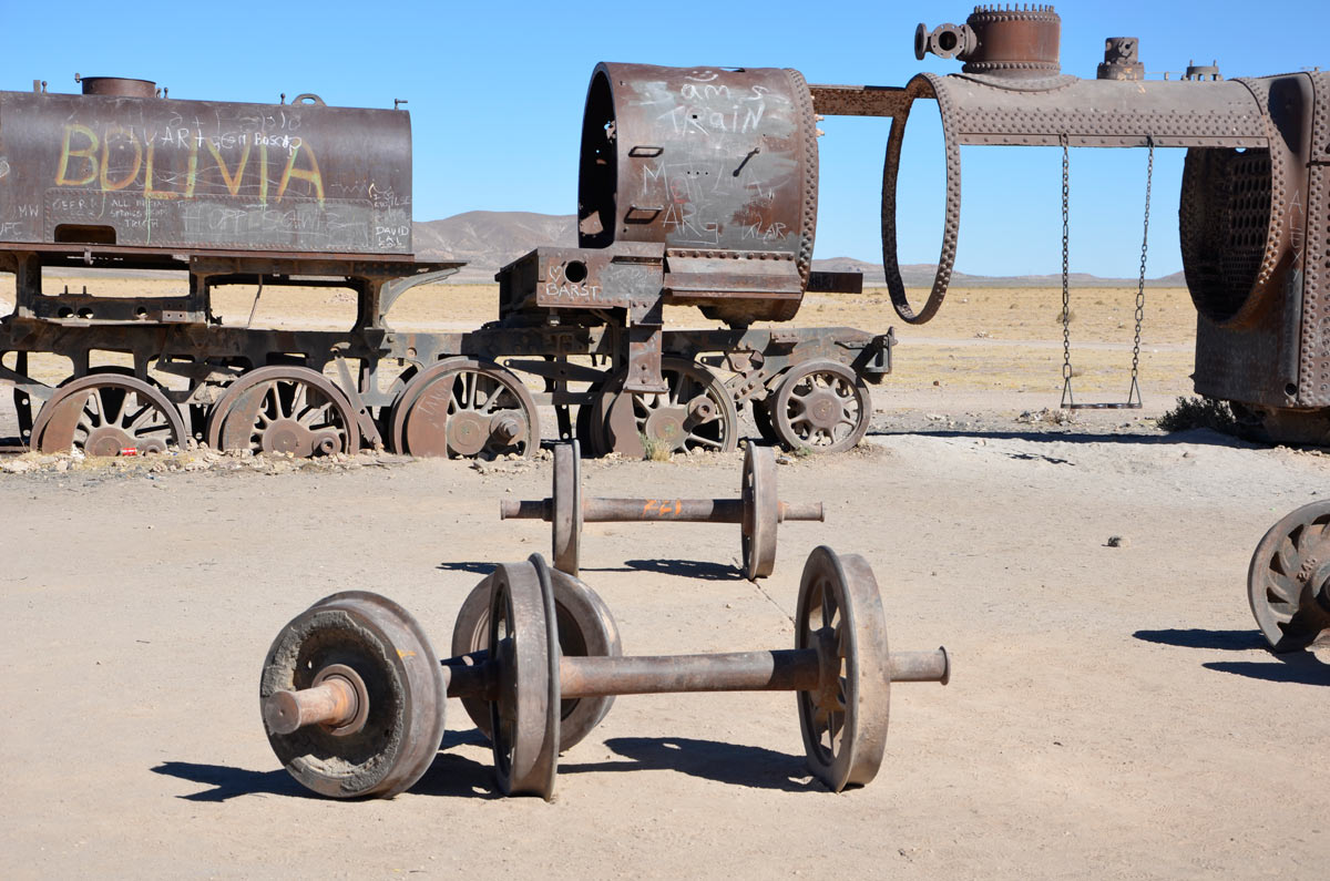 Uyuni, cementerio de trenes