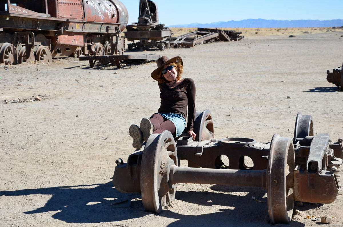 Uyuni, cementerio de trenes