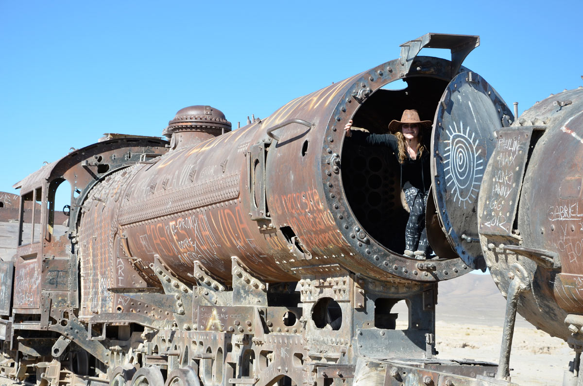 Uyuni, cementerio de trenes