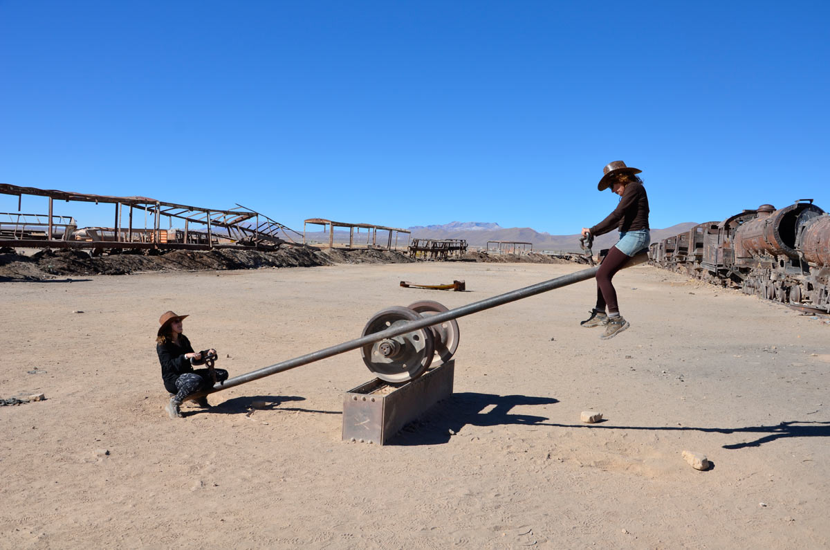 Uyuni, cementerio de trenes